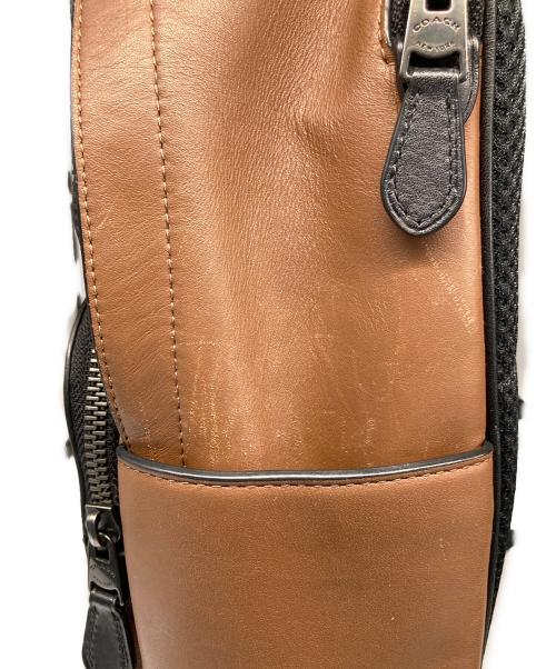COACH（コーチ）COACH (コーチ) レザーリュック ブラウン×ブラックの古着・服飾アイテム
