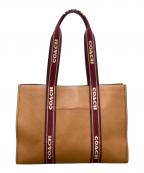 COACHコーチ）の古着「レザートートバッグ」｜ブラウン