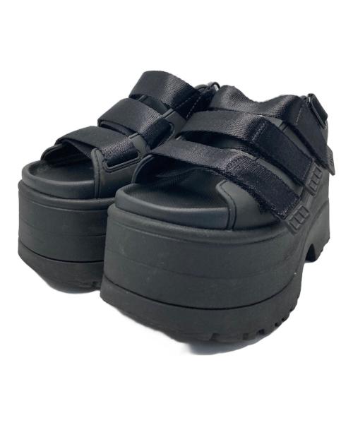 UGG（アグ）UGG (アグ) W GOLDENRISE BLACK/ダブリュー ゴールデンライズ ブラック ブラック サイズ:23の古着・服飾アイテム