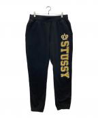 stussyステューシー）の古着「スウェットパンツ」｜ブラック