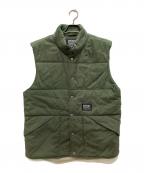 stussyステューシー）の古着「中綿ベスト」｜グリーン