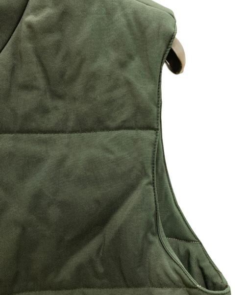 stussy（ステューシー）stussy (ステューシー) 中綿ベスト グリーン サイズ:Ｌの古着・服飾アイテム