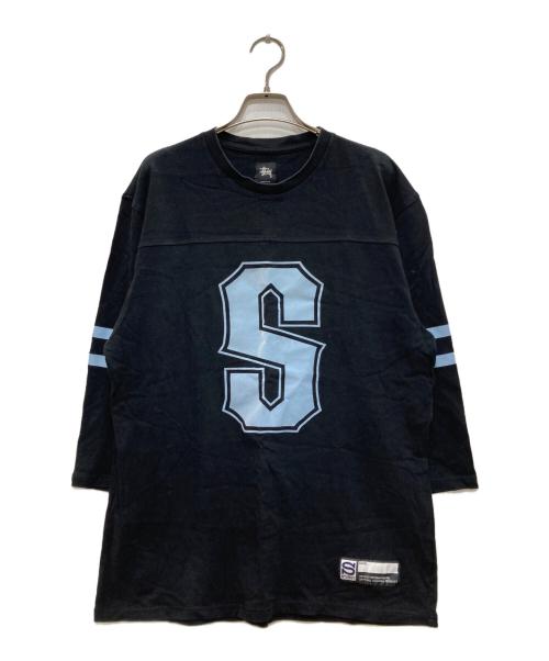 stussy（ステューシー）stussy (ステューシー) ロングスリーブカットソー ブラック サイズ:Lの古着・服飾アイテム