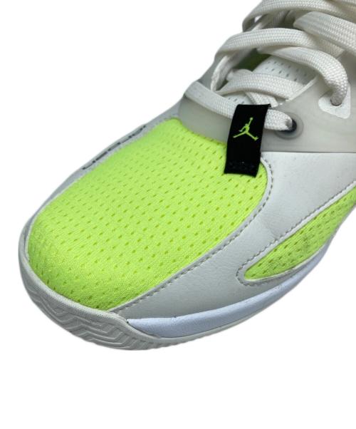 JORDAN BRAND（ジョーダン ブランド）JORDAN BRAND (ジョーダン ブランド) JORDAN HEIR PF/ジョーダンエアーパフォーマンスフィット ホワイト×イエロー サイズ:cm28.0の古着・服飾アイテム