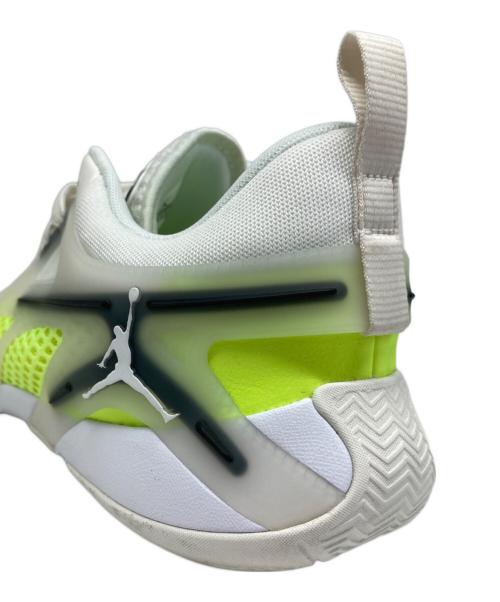 JORDAN BRAND（ジョーダン ブランド）JORDAN BRAND (ジョーダン ブランド) JORDAN HEIR PF/ジョーダンエアーパフォーマンスフィット ホワイト×イエロー サイズ:cm28.0の古着・服飾アイテム