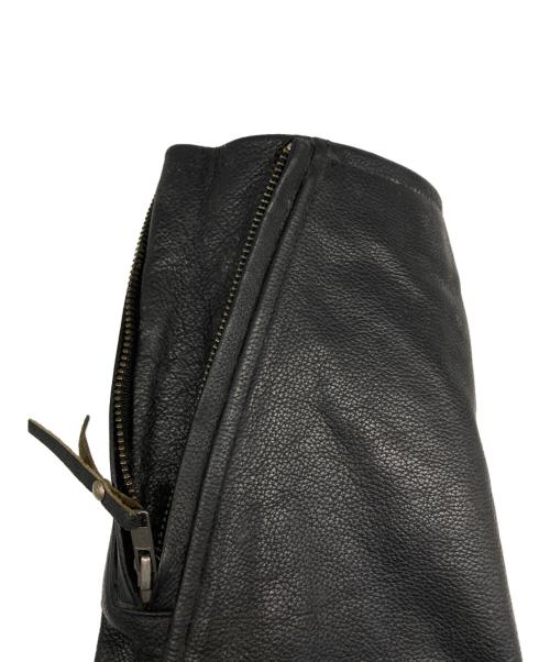 HARLEY-DAVIDSON（ハーレーダビッドソン）HARLEY-DAVIDSON (ハーレーダビッドソン) レザーライダースジャケット ブラック サイズ:Ｌの古着・服飾アイテム