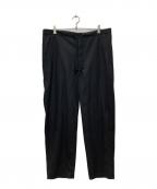 THE LIBRARYザ ライブラリー）の古着「ウールイージートラウザー」｜ブラック