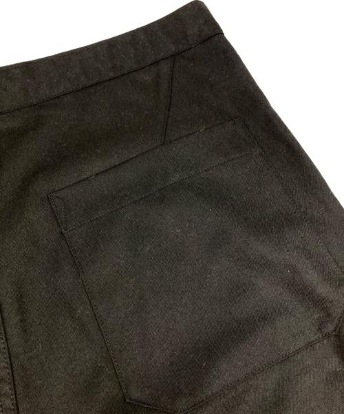 THE LIBRARY（ザ ライブラリー）THE LIBRARY (ザ ライブラリー) ウールイージートラウザー ブラック サイズ:Ｌの古着・服飾アイテム