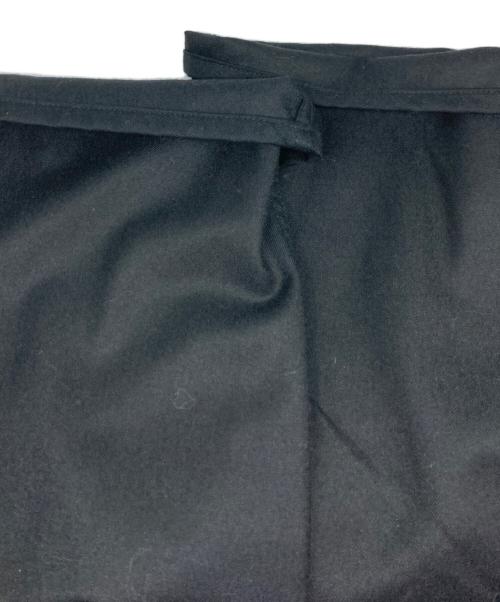 THE LIBRARY（ザ ライブラリー）THE LIBRARY (ザ ライブラリー) ウールイージートラウザー ブラック サイズ:Ｌの古着・服飾アイテム