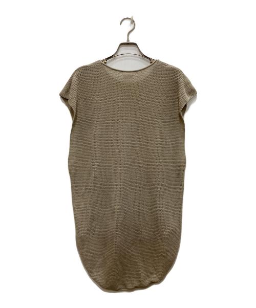 solaris&co（ソラリスアンドコー）solaris&co (ソラリスアンドコー) ニットベスト ベージュ サイズ:40の古着・服飾アイテム