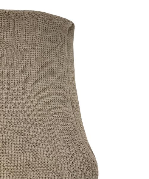 solaris&co（ソラリスアンドコー）solaris&co (ソラリスアンドコー) ニットベスト ベージュ サイズ:40の古着・服飾アイテム