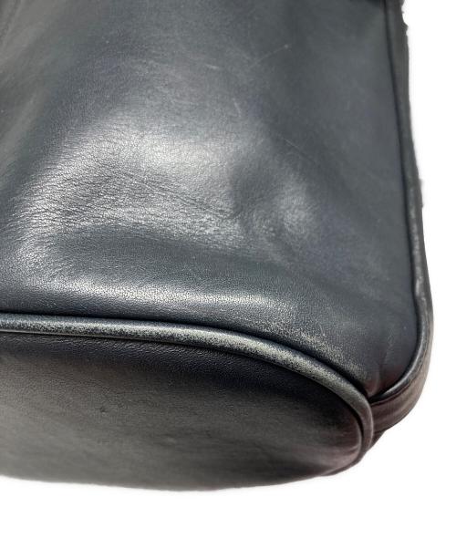 COACH（コーチ）COACH (コーチ) フラップレザーショルダーバッグ ネイビーの古着・服飾アイテム