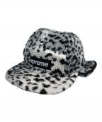 SUPREMEシュプリーム）の古着「Leopard Polar Fleece Earflap Camp Ca」｜グレー