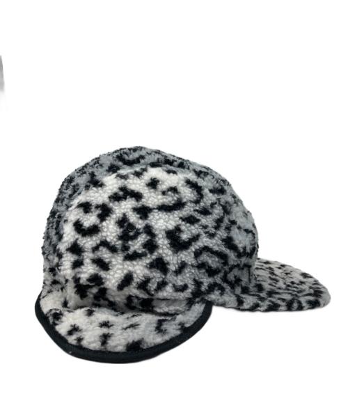 SUPREME（シュプリーム）SUPREME (シュプリーム) Leopard Polar Fleece Earflap Camp Ca グレーの古着・服飾アイテム