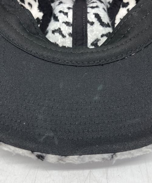 SUPREME（シュプリーム）SUPREME (シュプリーム) Leopard Polar Fleece Earflap Camp Ca グレーの古着・服飾アイテム