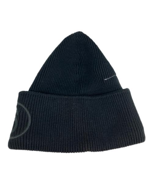 MM6 Maison Margiela（エムエムシックスメゾンマルジェラ）MM6 Maison Margiela (エムエムシックスメゾンマルジェラ) ニット帽 ブラック サイズ:Sの古着・服飾アイテム