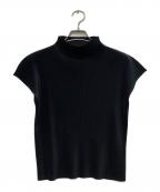 PLEATS PLEASEプリーツプリーズ）の古着「プリーツブラウス」｜ブラック