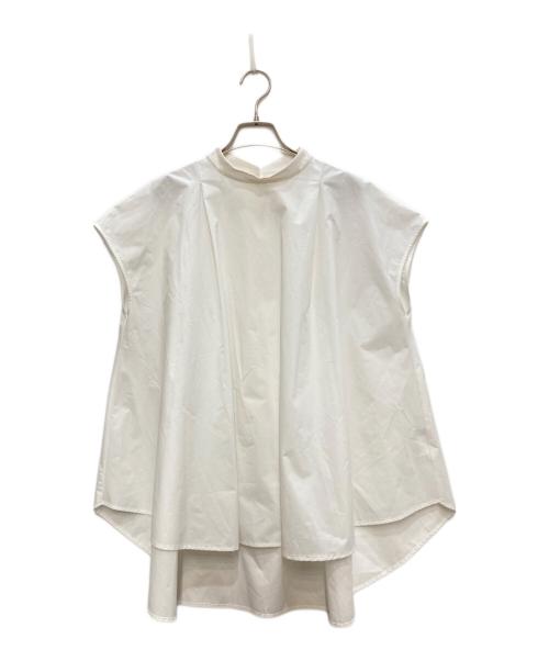 LE PHIL（ル フィル）LE PHIL (ル フィル) SOLOTEX ノースリーブブラウス ホワイト サイズ:freeの古着・服飾アイテム