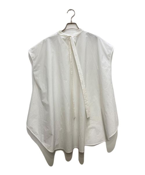 LE PHIL（ル フィル）LE PHIL (ル フィル) SOLOTEX ノースリーブブラウス ホワイト サイズ:freeの古着・服飾アイテム