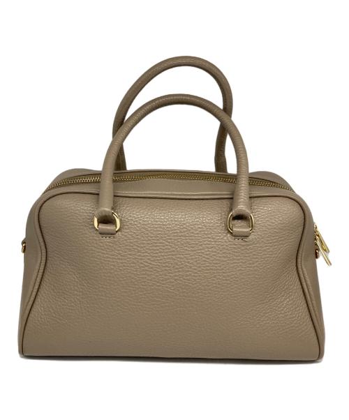 CHRISTIAN VILLA（クリスチャンヴィラ）CHRISTIAN VILLA (クリスチャンヴィラ) ミニボストンバッグ ベージュの古着・服飾アイテム