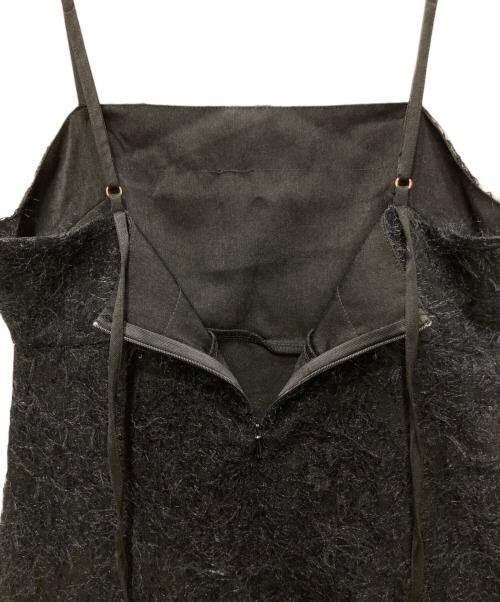 emor（エモア）emor (エモア) mohair lace camisole dress/モヘアレース　キャミソールワンピース ブラック サイズ:Ｓの古着・服飾アイテム