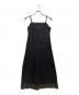 emor（エモア）の古着「mohair lace camisole dress/モヘアレース　キャミソールワンピース」｜ブラック