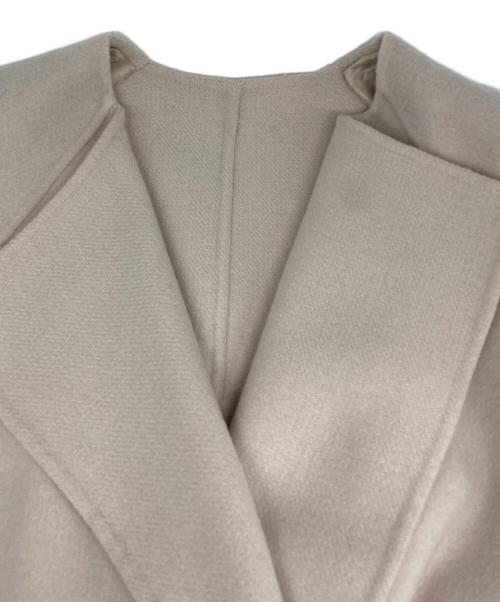 Spick and Span（スピック＆スパン）Spick and Span (スピックアンドスパン) 110sリバーポンチョ風コート ベージュ サイズ:38の古着・服飾アイテム