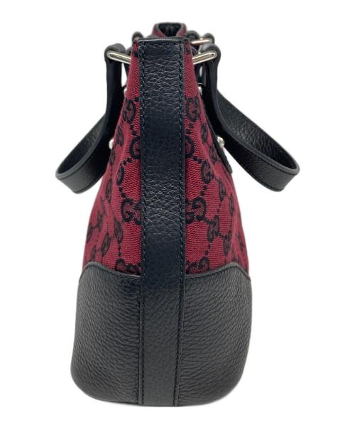 GUCCI（グッチ）GUCCI (グッチ) ショルダーバッグ ブラック×レッドの古着・服飾アイテム