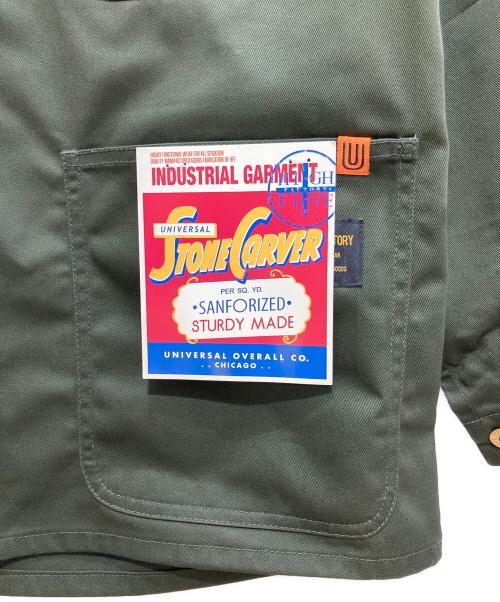 UNIVERSAL OVERALL（ユニバーサルオーバーオール）UNIVERSAL OVERALL (ユニバーサルオーバーオール) カバーオール カーキ サイズ:Ⅿの古着・服飾アイテム