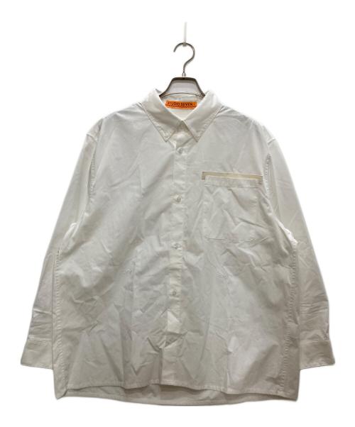 studio seven（スタジオセブン）STUDIO SEVEN (スタジオセブン) Big Silhouette Cotton Shirt/ビッグ シルエット コットン シャツ ホワイト サイズ:Ⅿの古着・服飾アイテム