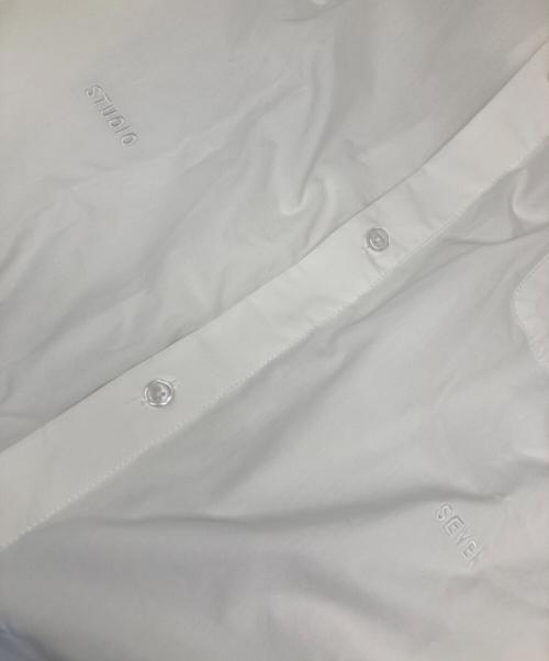 studio seven（スタジオセブン）STUDIO SEVEN (スタジオセブン) Big Silhouette Cotton Shirt/ビッグ シルエット コットン シャツ ホワイト サイズ:Ⅿの古着・服飾アイテム
