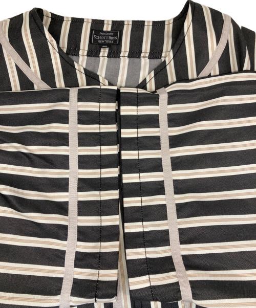 SCHOTT BROS.（ショット）SCHOTT BROS. (ショット) ベースボールシャツ ブラック サイズ:2ＸＬの古着・服飾アイテム