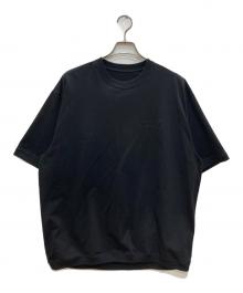 The Ennoy Professional（ザ エンノイ プロフェッショナル）の古着「Short Sleeve Hem Rib Tee/ショート スリーブ ヘム リブ ティー」｜ブラック