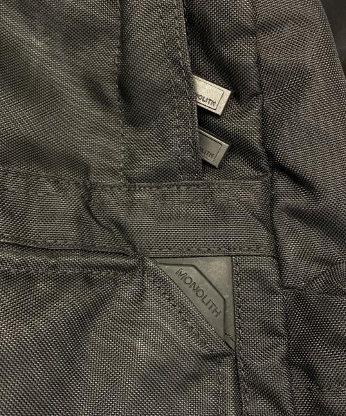 MONOLITH（モノリス）MONOLITH (モノリス) BACKPACK STANDARD S/バックパック スタンダード S ブラックの古着・服飾アイテム