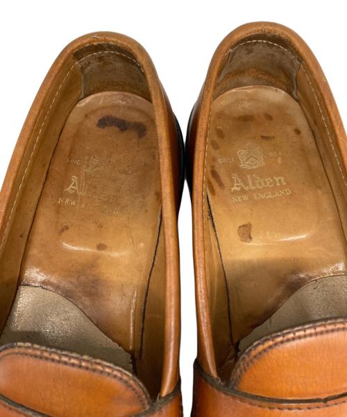 Alden（オールデン）Alden (オールデン) コインローファー ベージュ サイズ:6の古着・服飾アイテム