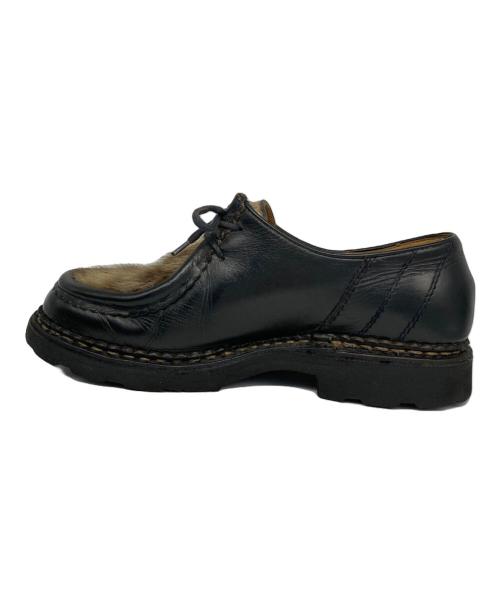 PARABOOT（パラブーツ）PARABOOT (パラブーツ) EDIFICE (エディフィス) MICHAEL PHOQUE/マイケル フォック ブラック×ベージュ サイズ:40の古着・服飾アイテム