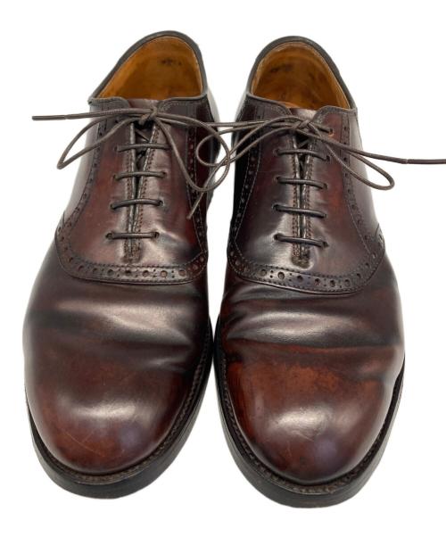 Alden（オールデン）Alden (オールデン) BEAMS (ビームス) コードバン サドル シューズ ブラウン サイズ:6Dの古着・服飾アイテム