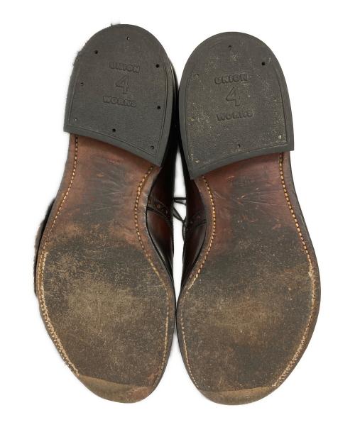 Alden（オールデン）Alden (オールデン) BEAMS (ビームス) コードバン サドル シューズ ブラウン サイズ:6Dの古着・服飾アイテム