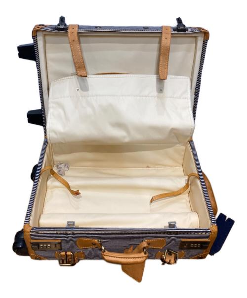 LEE（リー）LEE (リー) ワッペンスーツケース ブルー×ベージュの古着・服飾アイテム