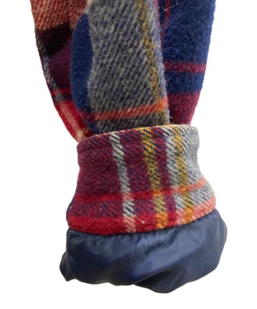 CHAPS RALPH LAUREN（チャップス ラルフローレン）CHAPS RALPH LAUREN (チャップス ラルフローレン) オンブレタータンジャケット レッド サイズ:Ⅿの古着・服飾アイテム