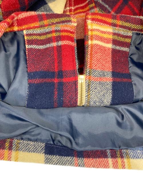 CHAPS RALPH LAUREN（チャップス ラルフローレン）CHAPS RALPH LAUREN (チャップス ラルフローレン) オンブレタータンジャケット レッド サイズ:Ⅿの古着・服飾アイテム