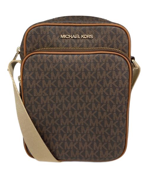 MICHAEL KORS（マイケル・コース）MICHAEL KORS (マイケル・コース) ショルダーバッグ ブラウンの古着・服飾アイテム