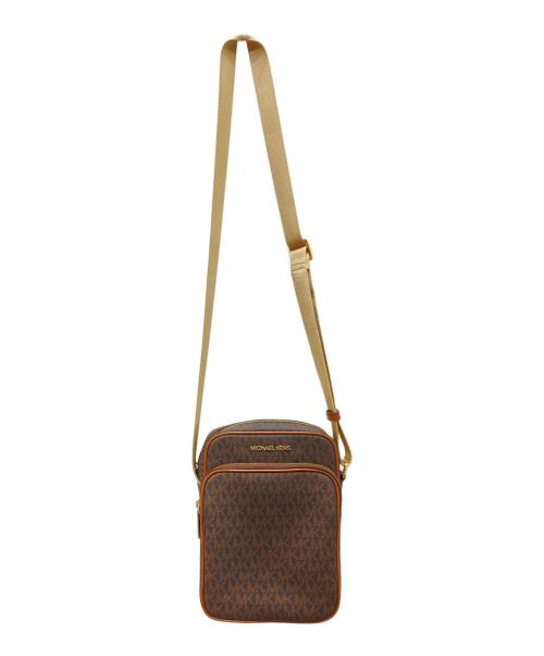 MICHAEL KORS（マイケル・コース）MICHAEL KORS (マイケル・コース) ショルダーバッグ ブラウンの古着・服飾アイテム