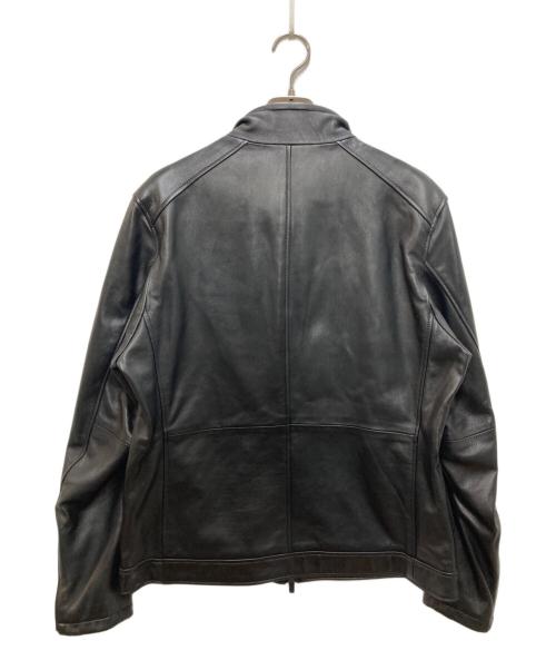 MEN'S BIGI（メンズビギ）MEN'S BIGI (メンズビギ) レザージャケット ブラック サイズ:03の古着・服飾アイテム