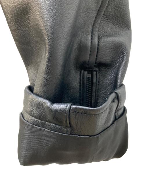 MEN'S BIGI（メンズビギ）MEN'S BIGI (メンズビギ) レザージャケット ブラック サイズ:03の古着・服飾アイテム