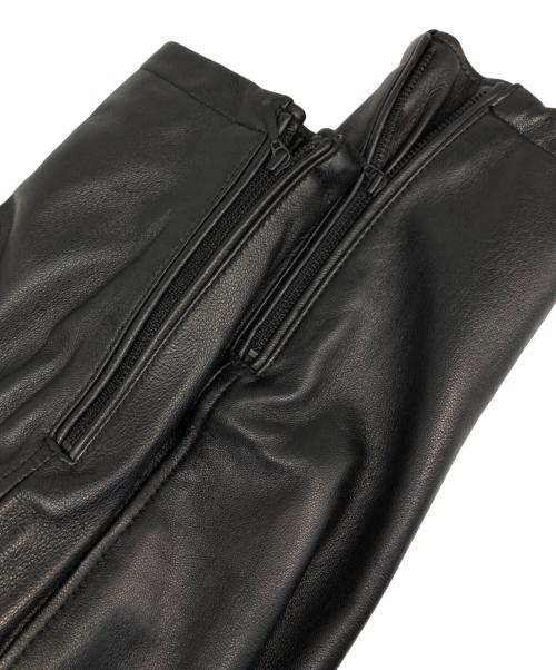 MEN'S BIGI（メンズビギ）MEN'S BIGI (メンズビギ) レザージャケット ブラック サイズ:03の古着・服飾アイテム