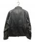 MEN'S BIGI (メンズビギ) レザージャケット ブラック サイズ:03：9000円