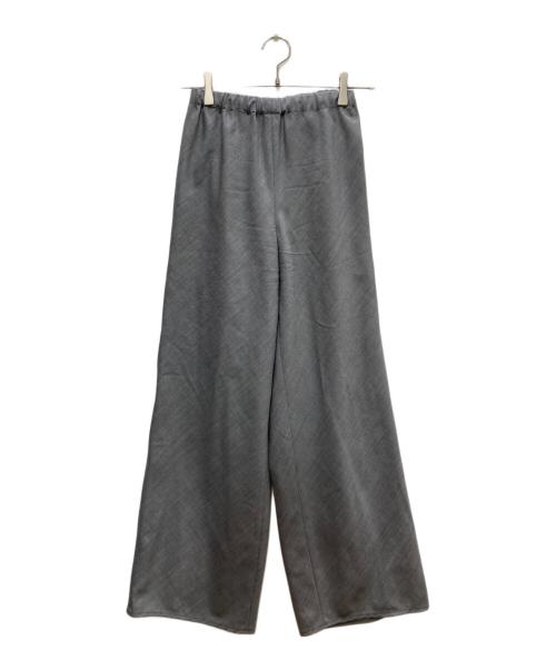 GALERIE VIE（ギャルリーヴィー）GALERIE VIE (ギャルリーヴィー) ウォッシャブルギャバジン イージーセミワイドパンツ グレー サイズ:32の古着・服飾アイテム