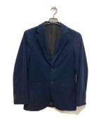 UNITED ARROWSユナイテッドアローズ）の古着「コーデュロイ ポリエステル シングル 2ボタン ジャケット」｜ネイビー