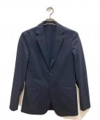 UNITED ARROWSユナイテッドアローズ）の古着「ドビー 2ボタンジャケット COZY -ウォッシャブル・撥水・ストレッチ-」｜ブラック